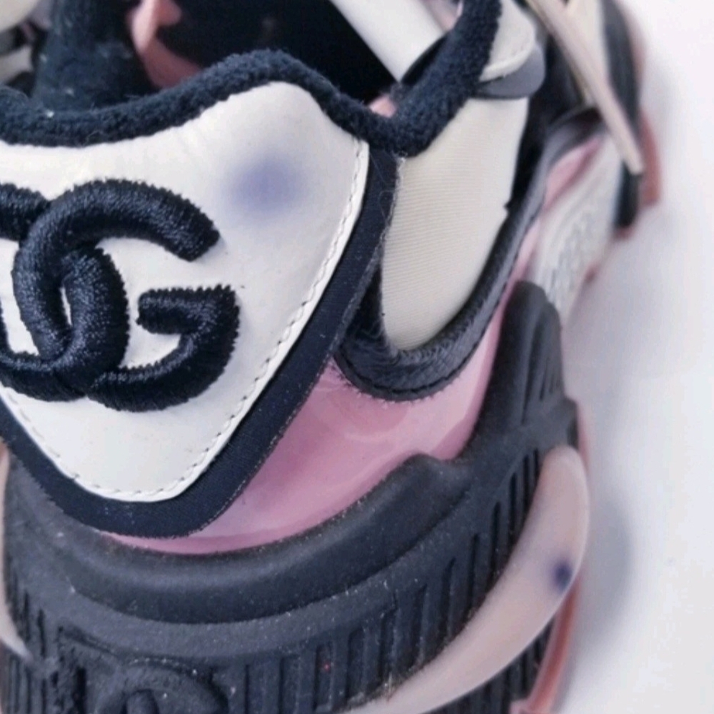 Dolce & Gabbana Wmns Air Master 'White Black Pink' EU 36/ US Wmns 6 - Picture 6 of 8